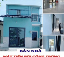 Nhà mặt tiền Bùi Công Trừng Hóc Môn 45m2-2PN-2WC , ngay cầu Bà Năm , kd đa ngành -...